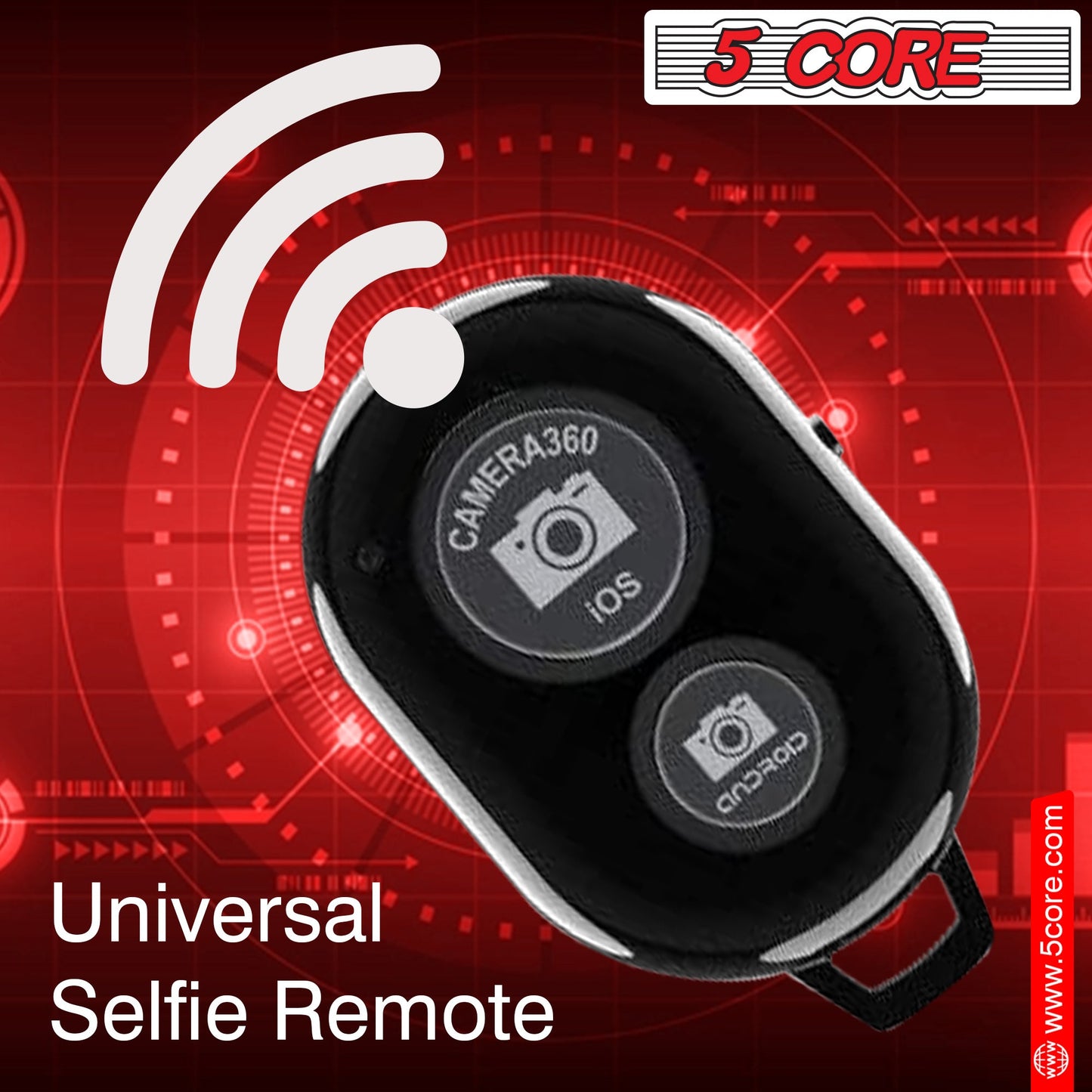 5 Core 12" Selfie LED Circle Light with 67" Adjustable Tripod Stand