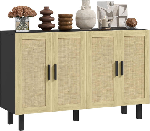 Sideboard Buffet Cabinet, Kitchen Cabinet, Coffee Bar Cabinet with 4