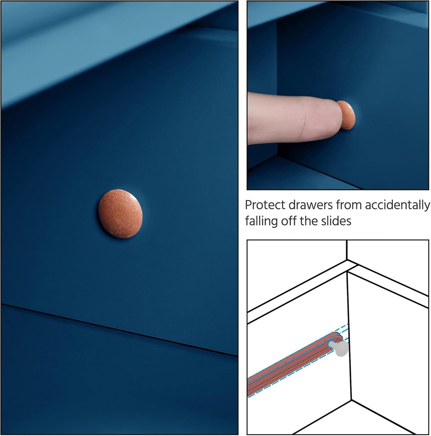 Wooden Bathroom Floor Cabinet, Side Storage Organizer Cabinet with 4